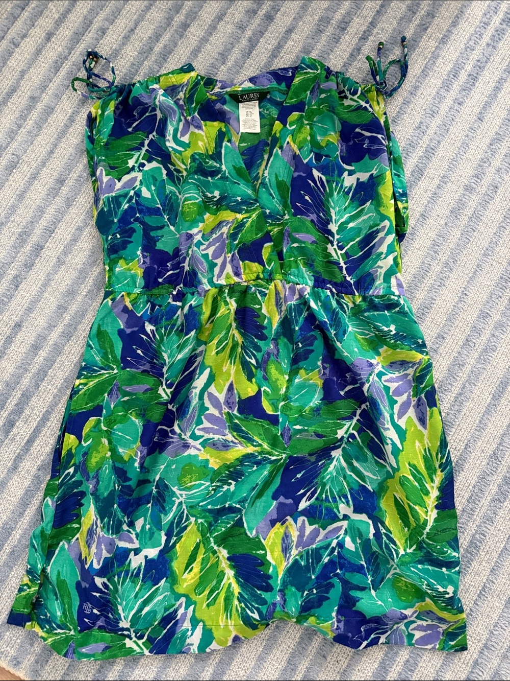 Lauren Ralph Lauren Swim Cover-Up Tie-Shoulder Dress